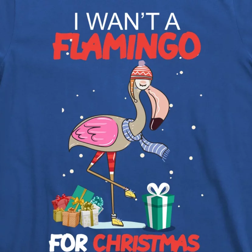 All I Want For Christmas Is A Flamingo Warm Weather Gift T-Shirt