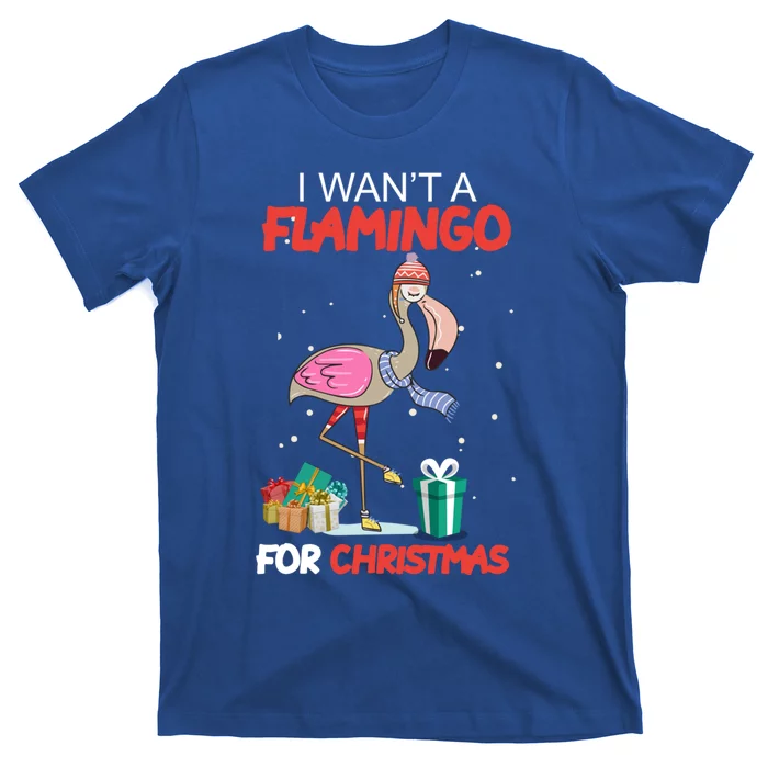 All I Want For Christmas Is A Flamingo Warm Weather Gift T-Shirt