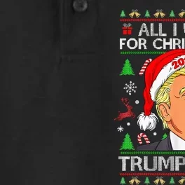 All I Want For Christmas Is Trump Back 2024 Dry Zone Grid Performance Polo