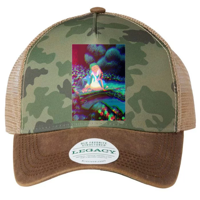 Alice In Wonderland Trippy Legacy Tie Dye Trucker Hat