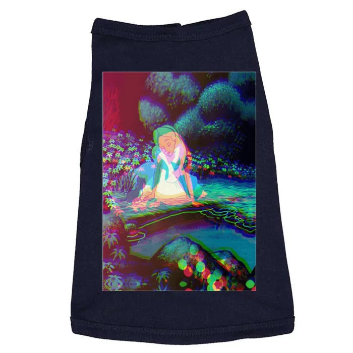 Alice In Wonderland Trippy Doggie Tank