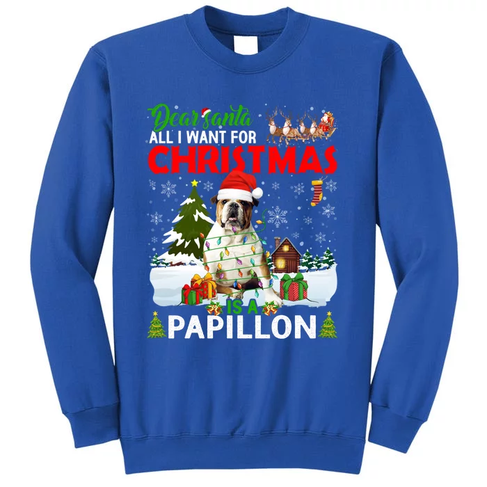 All I Want For Christmas Is A Bulldog Matching Family Pajama Great Gift Tall Sweatshirt