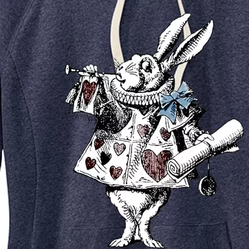 Alice In Wonderland White Rabbit Women's Fleece Hoodie