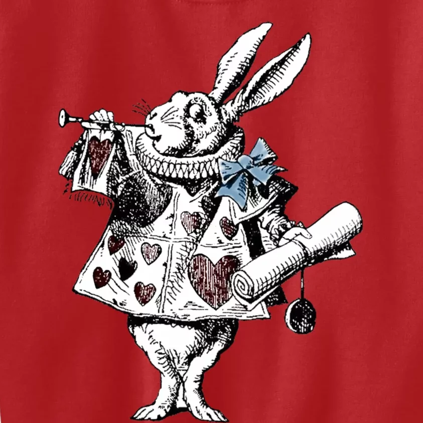 Alice In Wonderland White Rabbit Kids Sweatshirt