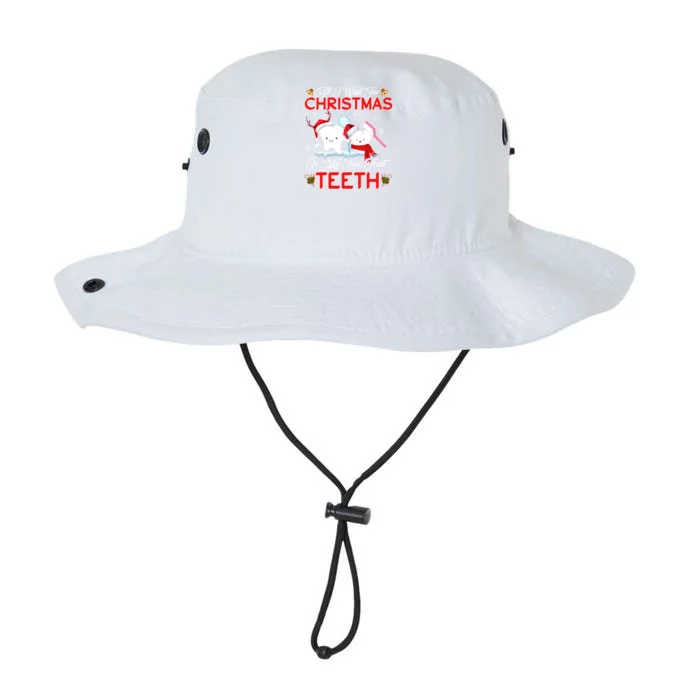 All I Want For Christmas Is My Two Front Teeth Funny Gift Legacy Cool Fit Booney Bucket Hat