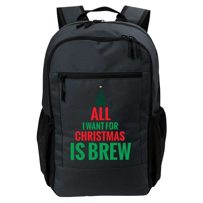 All I Want For Christmas Is Brew Daily Commute Backpack