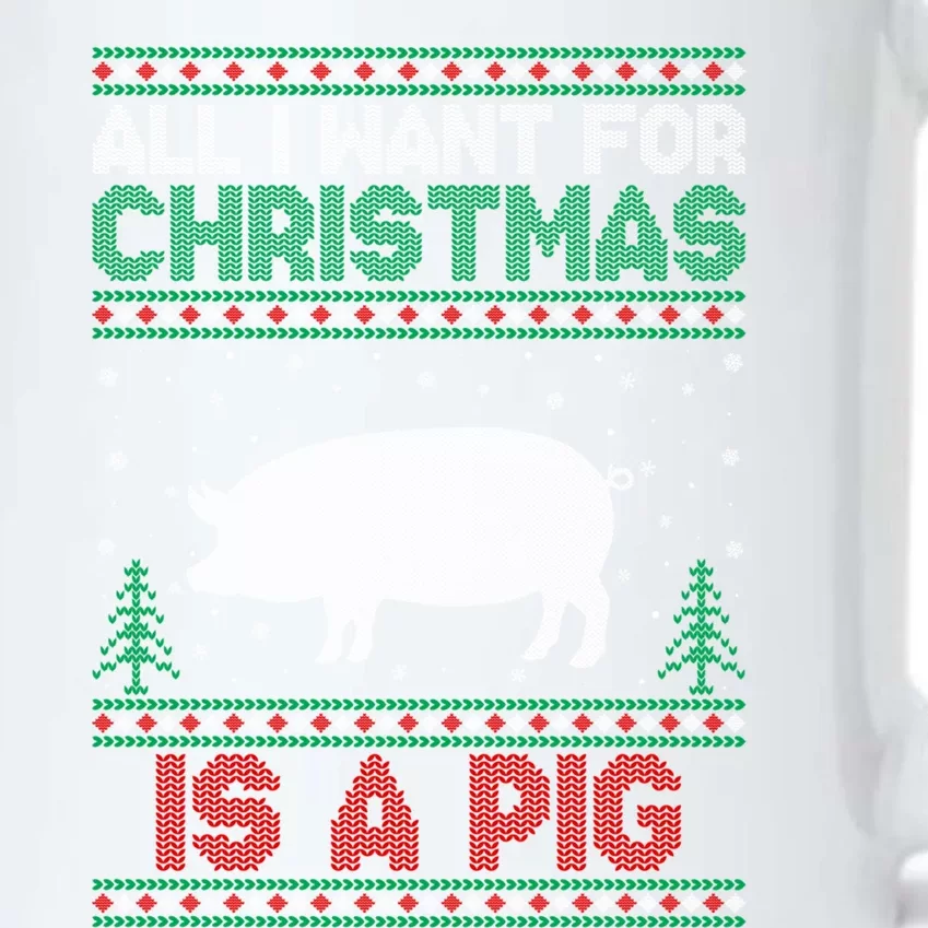 All I Want For Xmas Is A Pig Ugly Christmas Sweater Gift Black Color Changing Mug