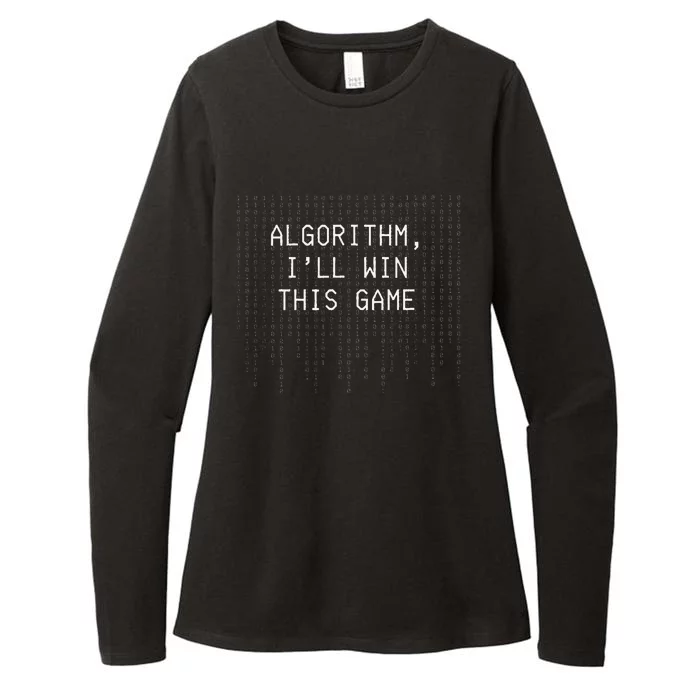 Algorithm ILl Win This Game Code Data Ai Tech Funny Womens CVC Long Sleeve Shirt