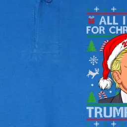 All I Want For Christmas Is Trump Back 2024 Ugly Meaningful Gift Softstyle Adult Sport Polo