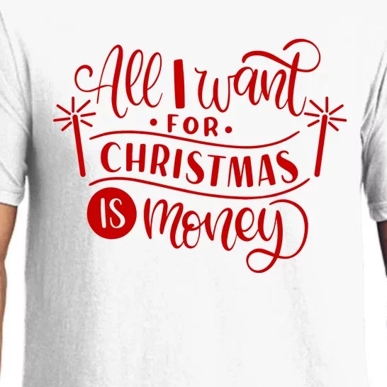 All I Want For Christmas Is Money Funny Pajama Set