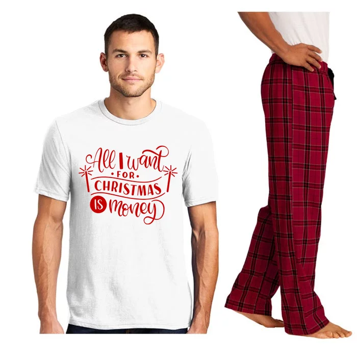 All I Want For Christmas Is Money Funny Pajama Set