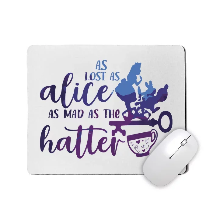 Alice In Wonderland Vintage 90s Mousepad