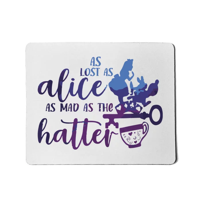 Alice In Wonderland Vintage 90s Mousepad