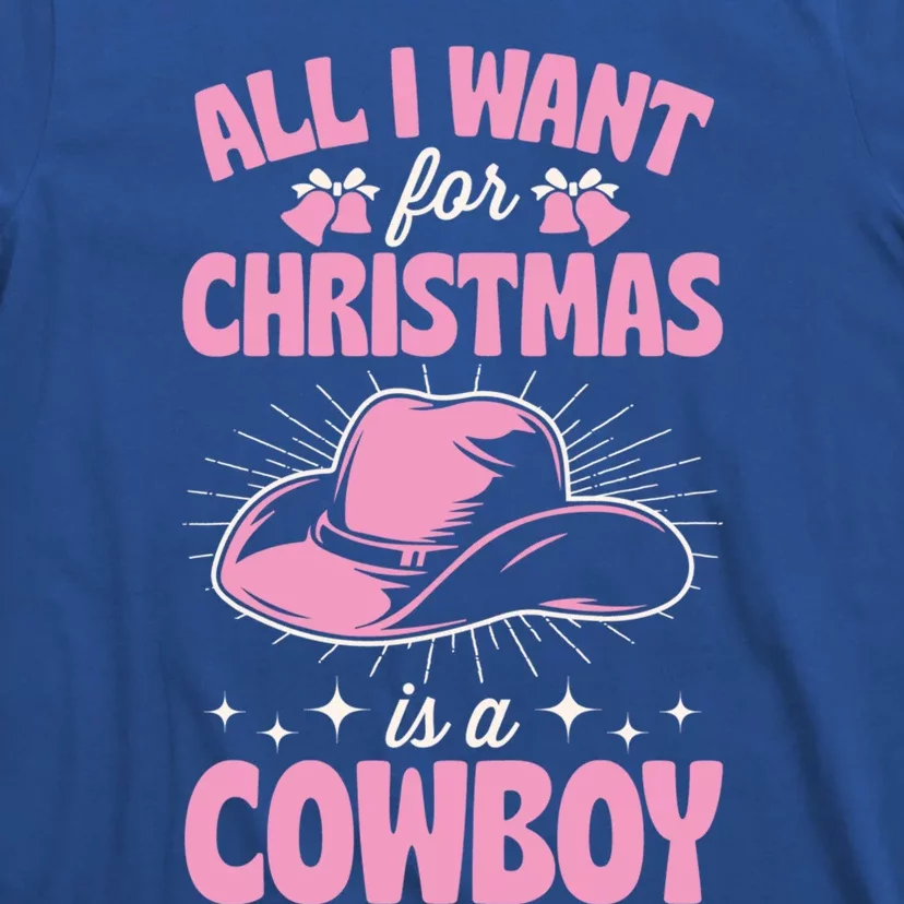 All I Want For Christmas Is A Cow Funny Cute Horse Funny Gift T-Shirt