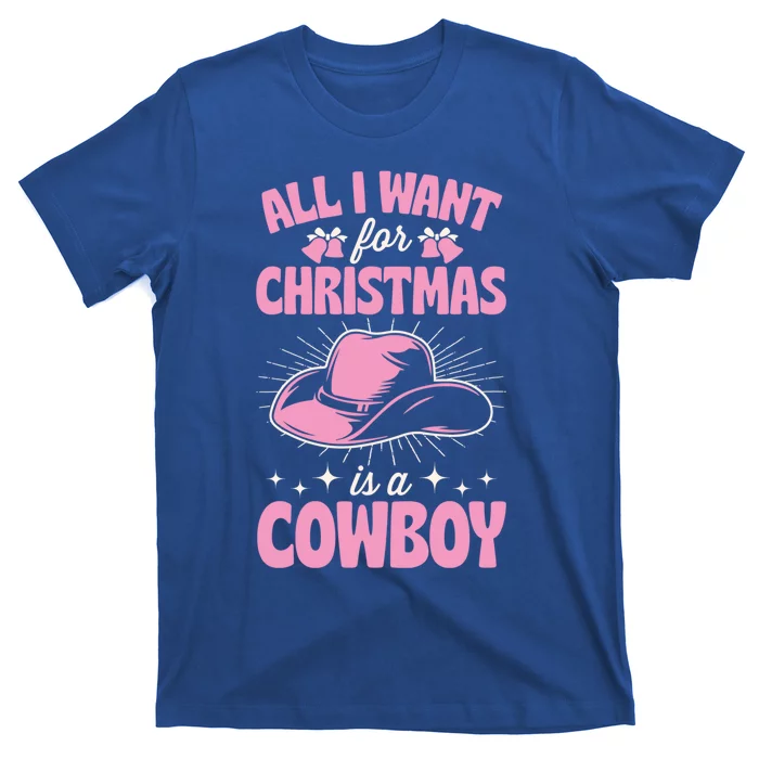 All I Want For Christmas Is A Cow Funny Cute Horse Funny Gift T-Shirt