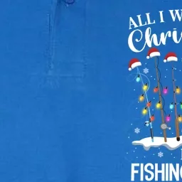 All I Want For Christmas Is Fishing Rods Funny Merry Fishmas Gift Softstyle Adult Sport Polo