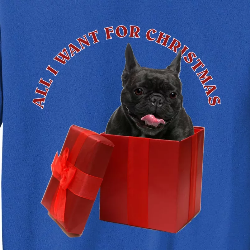 All I Want For Christmas French Bulldog Gift Sweatshirt