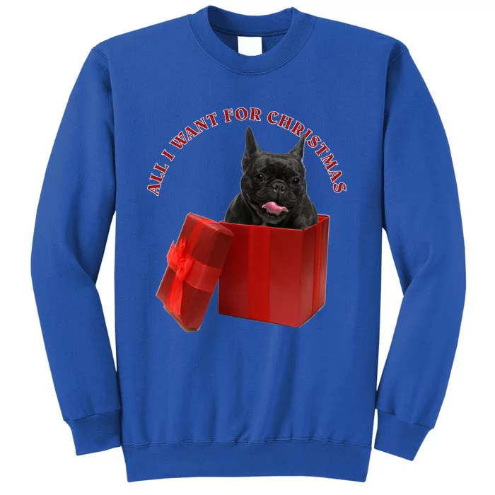 All I Want For Christmas French Bulldog Gift Sweatshirt