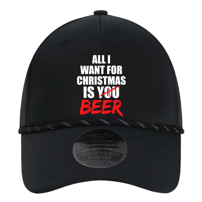 All I Want For Christmas Is Beer Funny Gift Performance The Dyno Cap