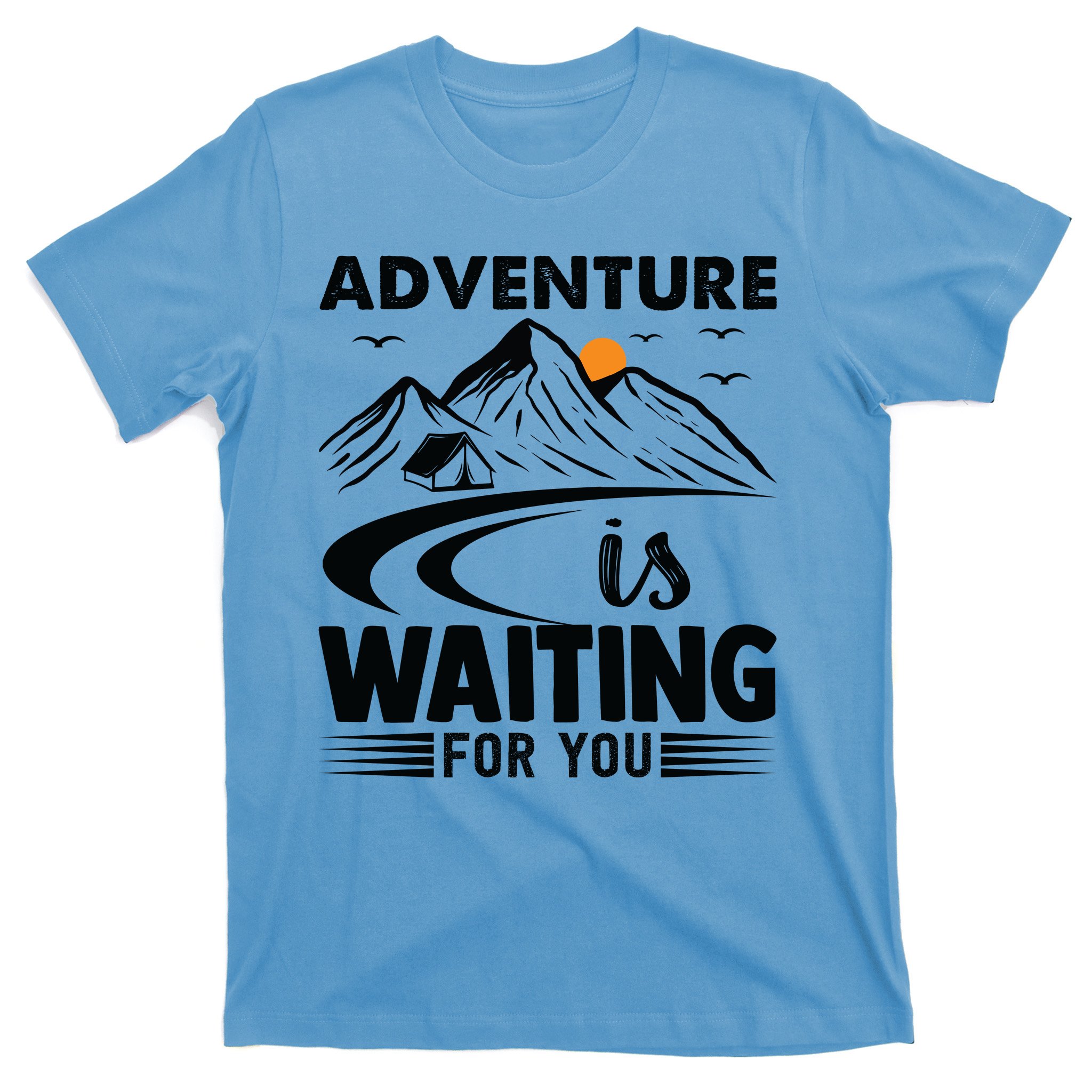 Adventure Is Waiting For You Funny Camping T-Shirt