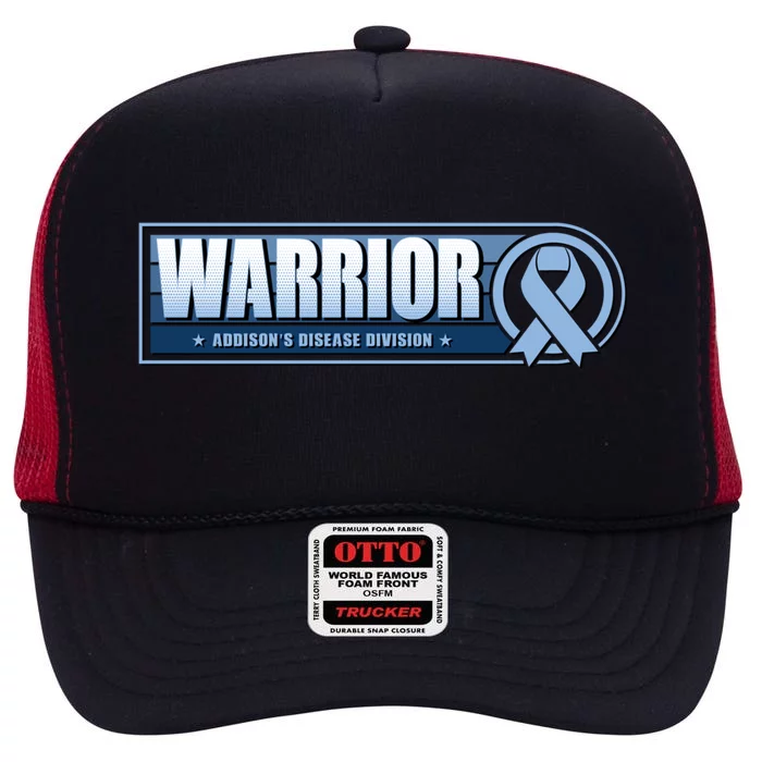 Adrenal Insufficiency Warrior Addisons Disease Division Cool Gift High Crown Mesh Trucker Hat