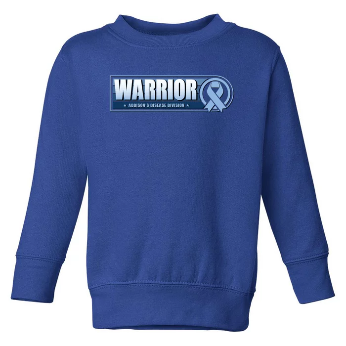 Adrenal Insufficiency Warrior Addisons Disease Division Cool Gift Toddler Sweatshirt