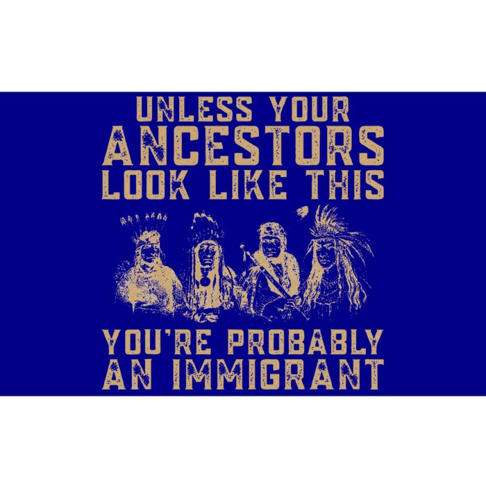 American Indian Youre Probably An Immigrant Bumper Sticker