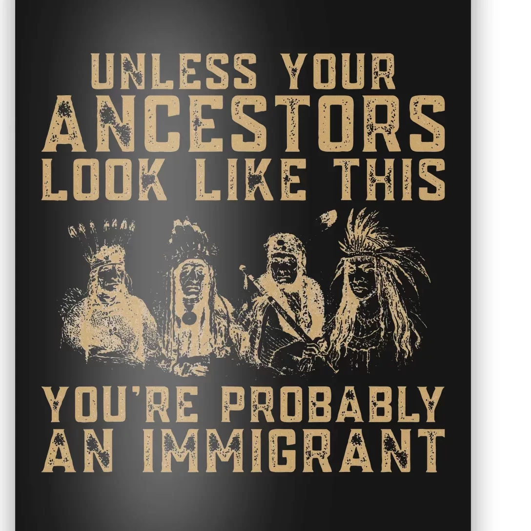 American Indian YouRe Probably An Immigrant Poster