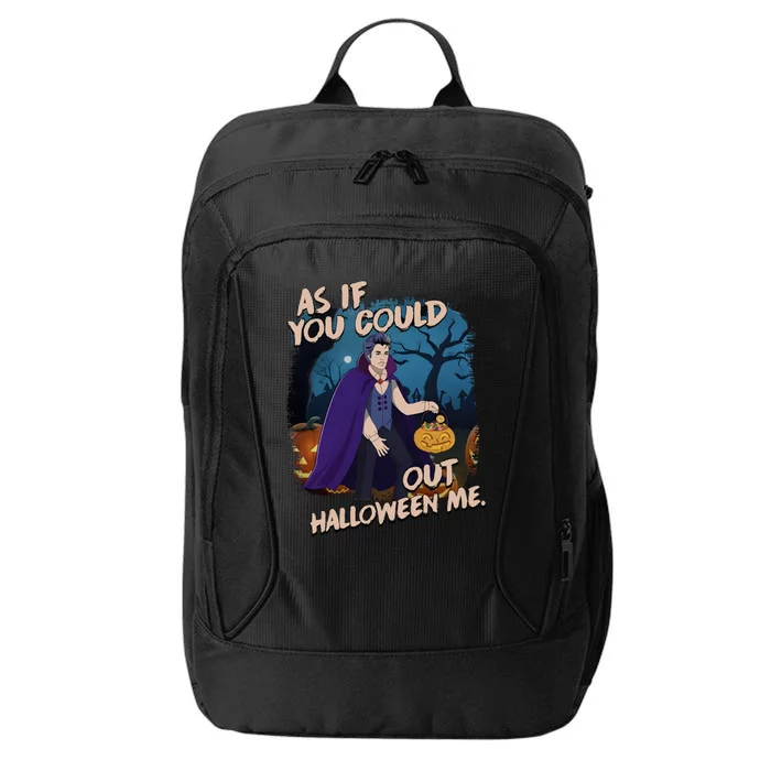 As If You Could Out Halloween Vampire Costume Edward City Backpack