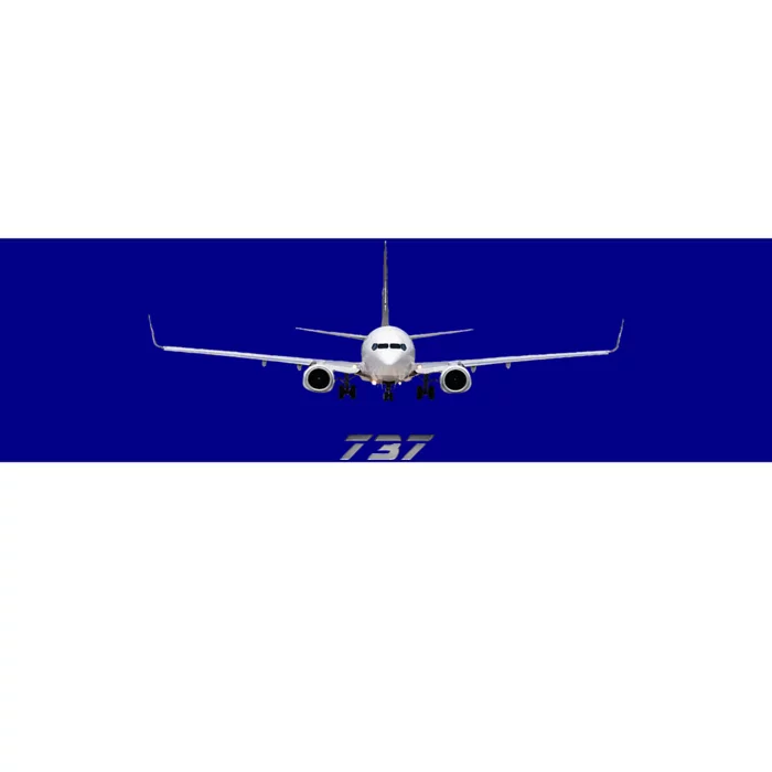 Airline Jet 737 Aircraft Passenger Aircraft Bumper Sticker