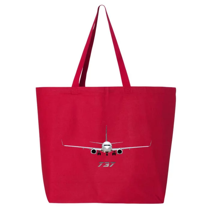 Airline Jet 737 Aircraft Passenger Aircraft 25L Jumbo Tote