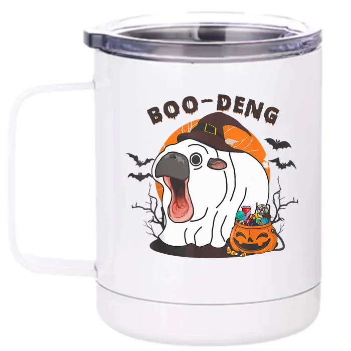 And Just A Dash Of Sass Baby Halloween Witch Front & Back 12oz Stainless Steel Tumbler Cup