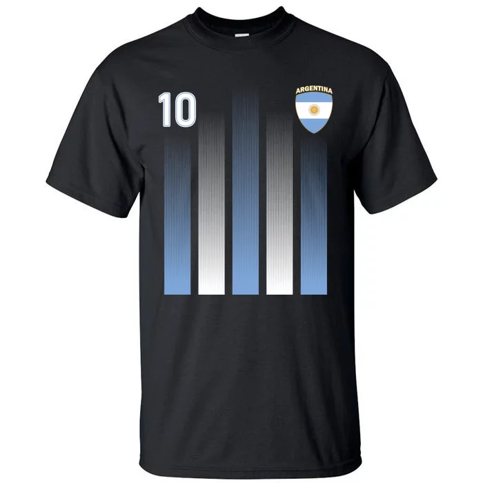 Argentinaian Jersey Argentina Soccer Jersey 10 Football Fan Long Sleeve Tall T-Shirt