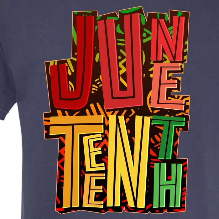 Abstract Juneteenth African Pattern Garment-Dyed Heavyweight T-Shirt