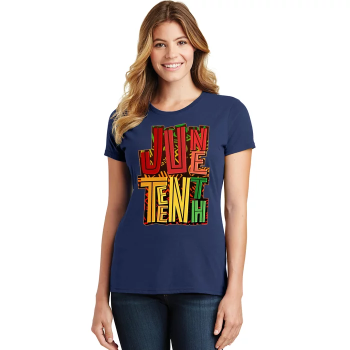 Abstract Juneteenth African Pattern Women's T-Shirt