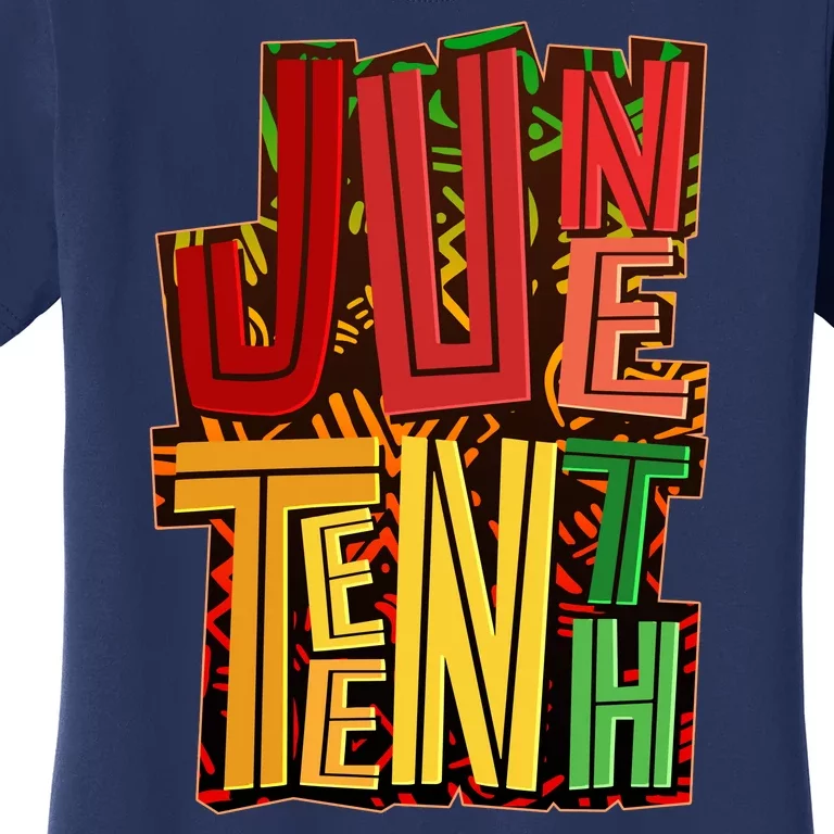 Abstract Juneteenth African Pattern Women's T-Shirt