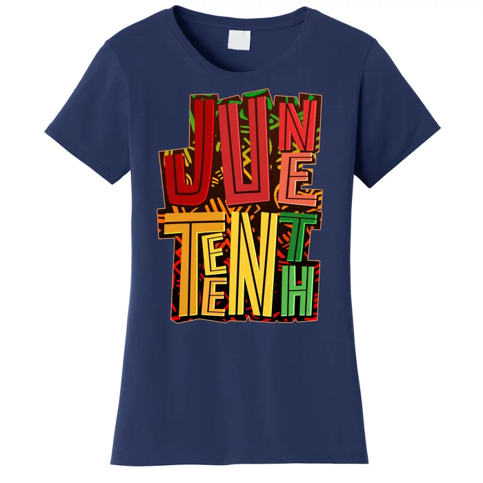 Abstract Juneteenth African Pattern Women's T-Shirt