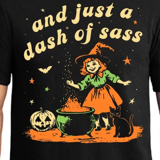 And Just A Dash Of Sass Baby Halloween Witch Pajama Set