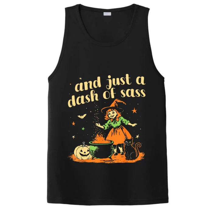 And Just A Dash Of Sass Baby Halloween Witch Performance Tank