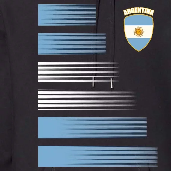 Argentinian Jersey Argentina Soccer Jersey Football Fan Premium Hoodie