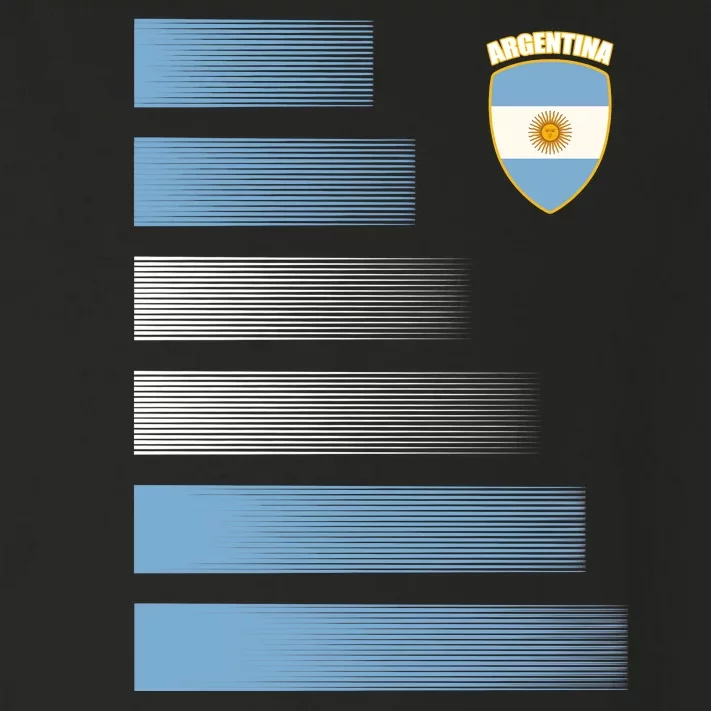 Argentinian Jersey Argentina Soccer Jersey Football Fan Toddler Long Sleeve Shirt