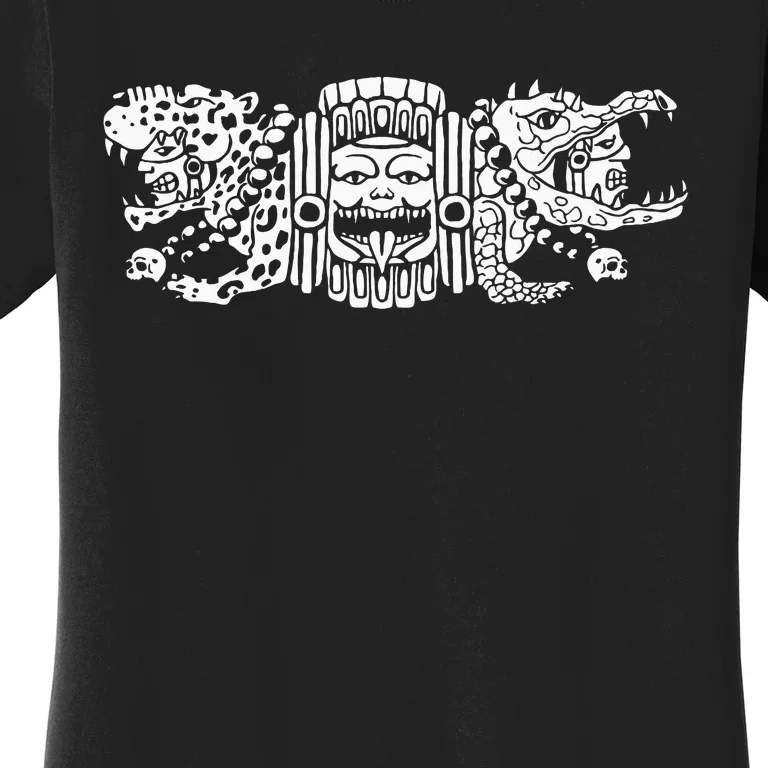 Aztec Jaguar Aztec Crocodile Mayan Women's T-Shirt