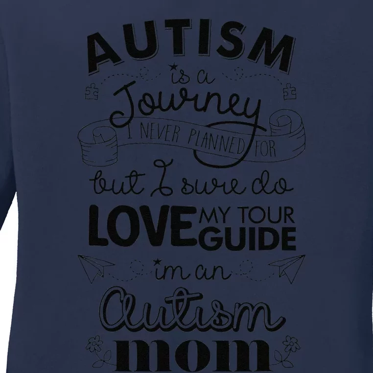 Autism Journey Ladies Long Sleeve Shirt