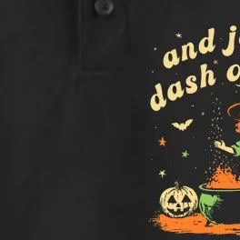 And Just A Dash Of Sass Baby Halloween Witch Baby Witch Dry Zone Grid Performance Polo