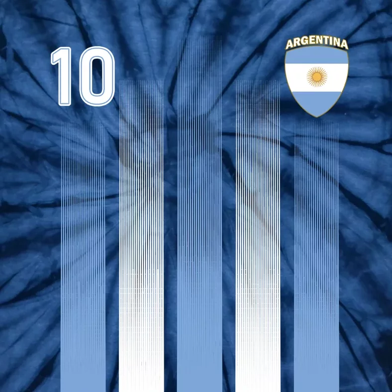 Argentinian Jersey Argentina Soccer Jersey 10 Football Fan Tie-Dye T-Shirt