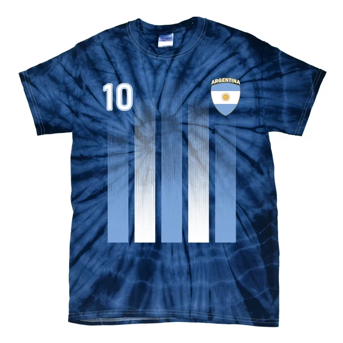 Argentinian Jersey Argentina Soccer Jersey 10 Football Fan Tie-Dye T-Shirt