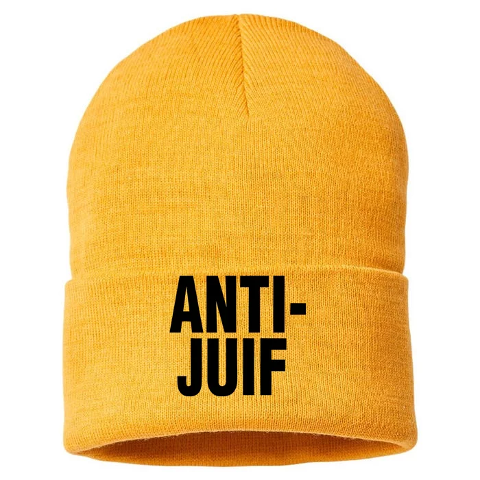 Anti Juif Sustainable Knit Beanie