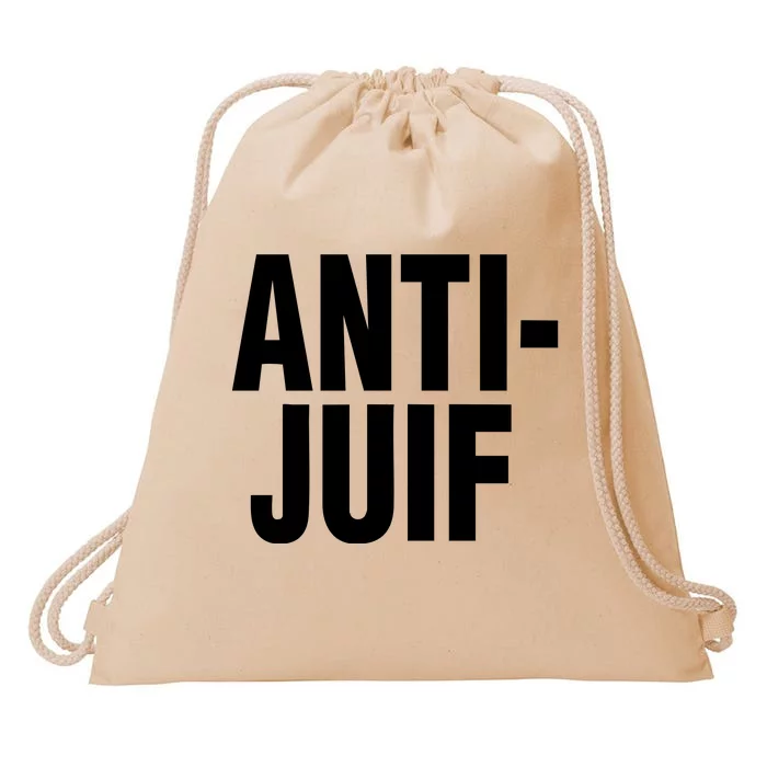 Anti Juif Drawstring Bag