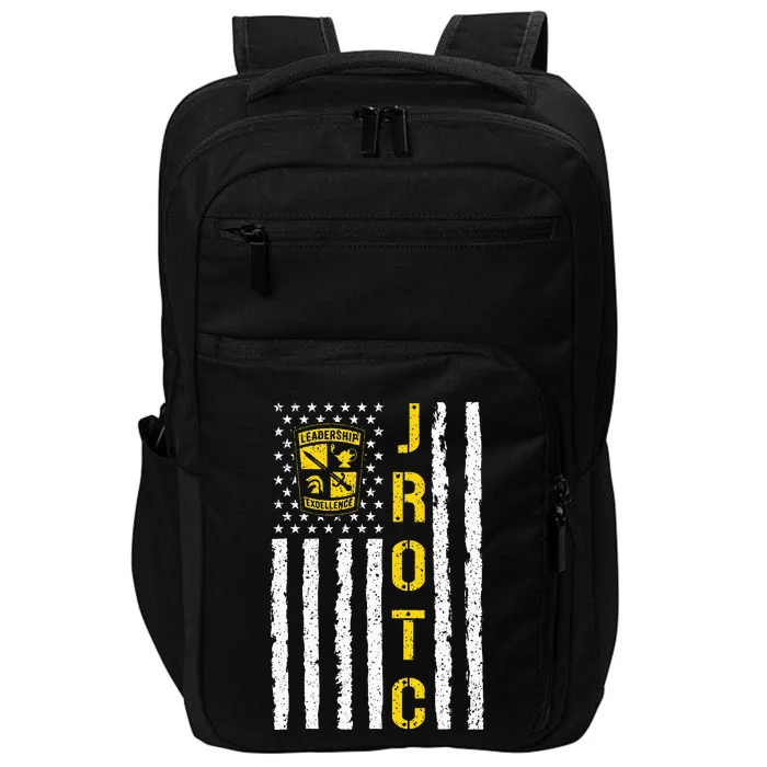 Army JROTC American Flag Junior ROTC Leadership Excellence Impact Tech Backpack