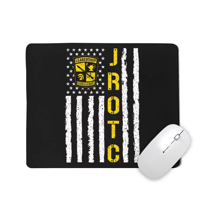 Army JROTC American Flag Junior ROTC Leadership Excellence Mousepad